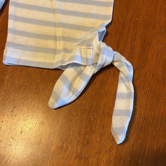 J. Crew 3/4 Sleeve 100% Cotton Striped T-shirt size L - Picture 3 of 7